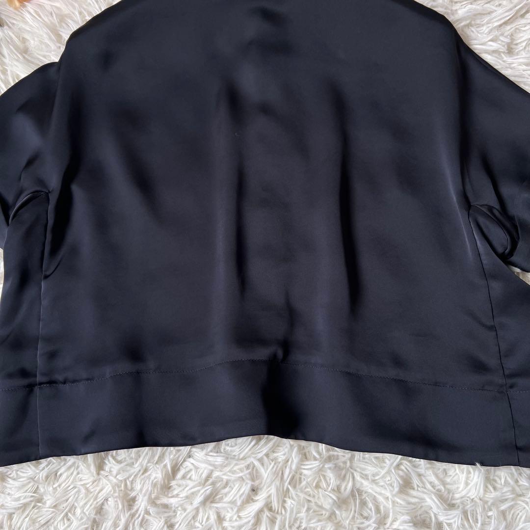 SHE Tokyo シートーキョー ボウタイ リボン ブラウス ネイビー