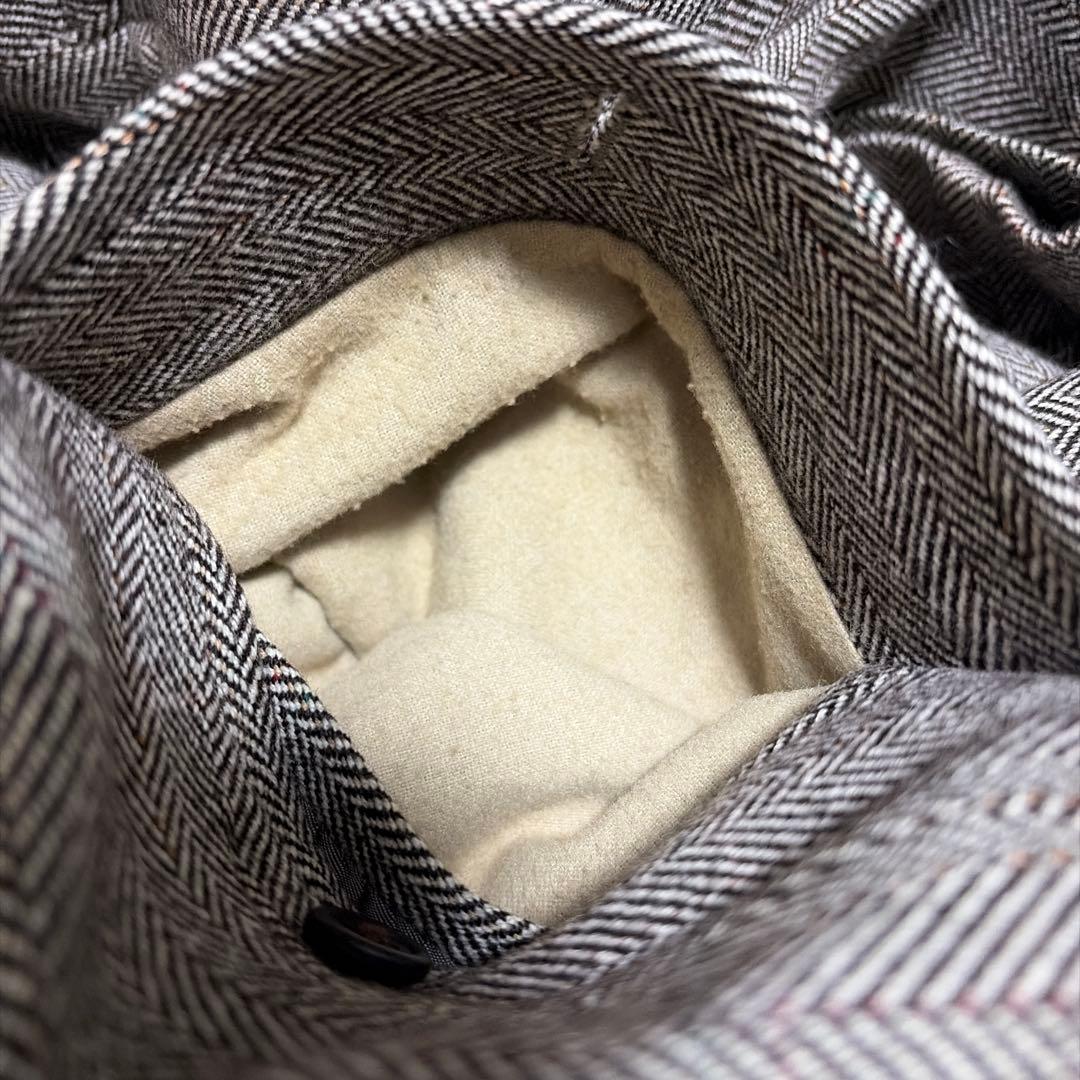 超希少✨️バーバリー カシミヤ ヘリンボーン ステンカラー ロング コート