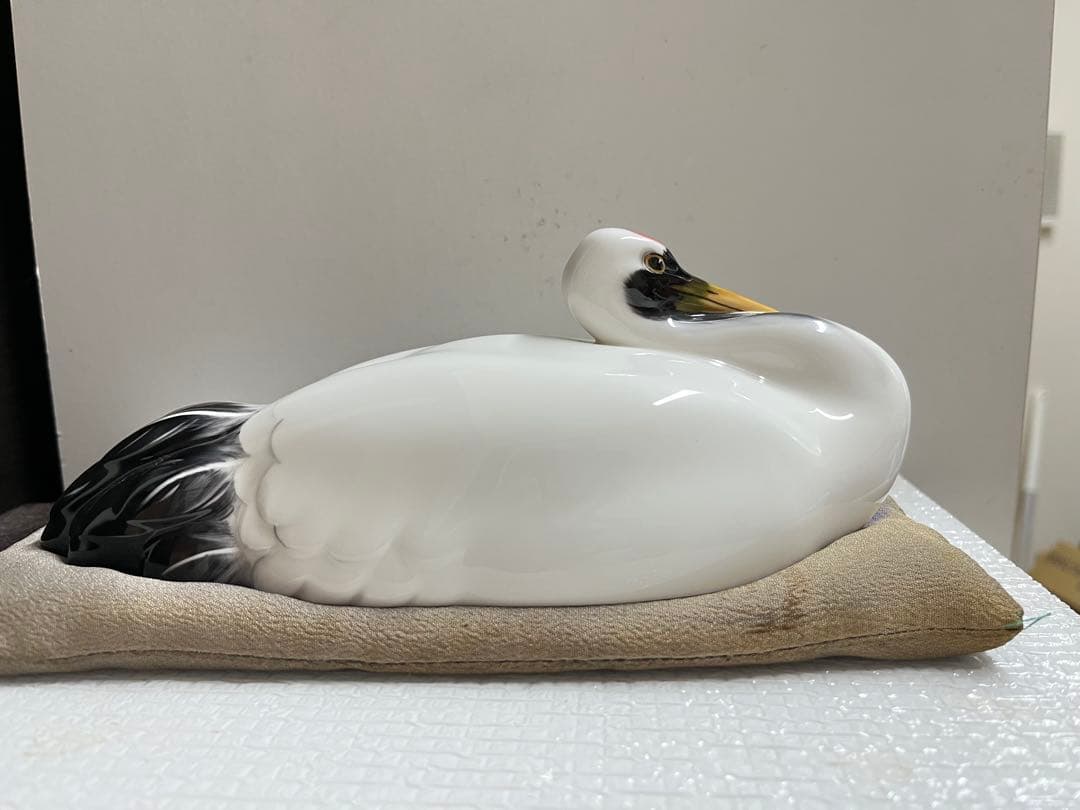 ノリタケ鶴置物です木箱入り 値下げしました。