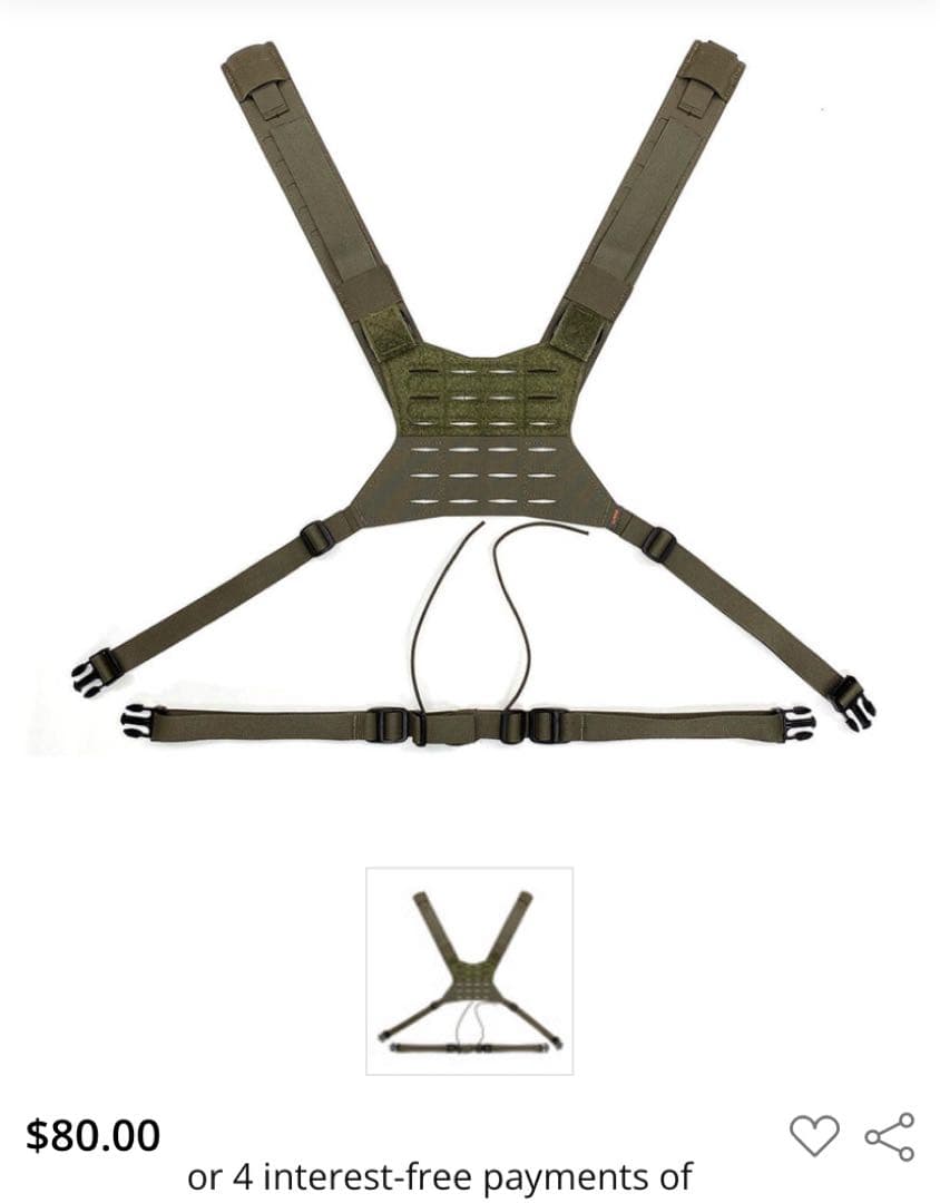 個人装備 LUNAR CONCEPTS HX Hybrid Harness RG