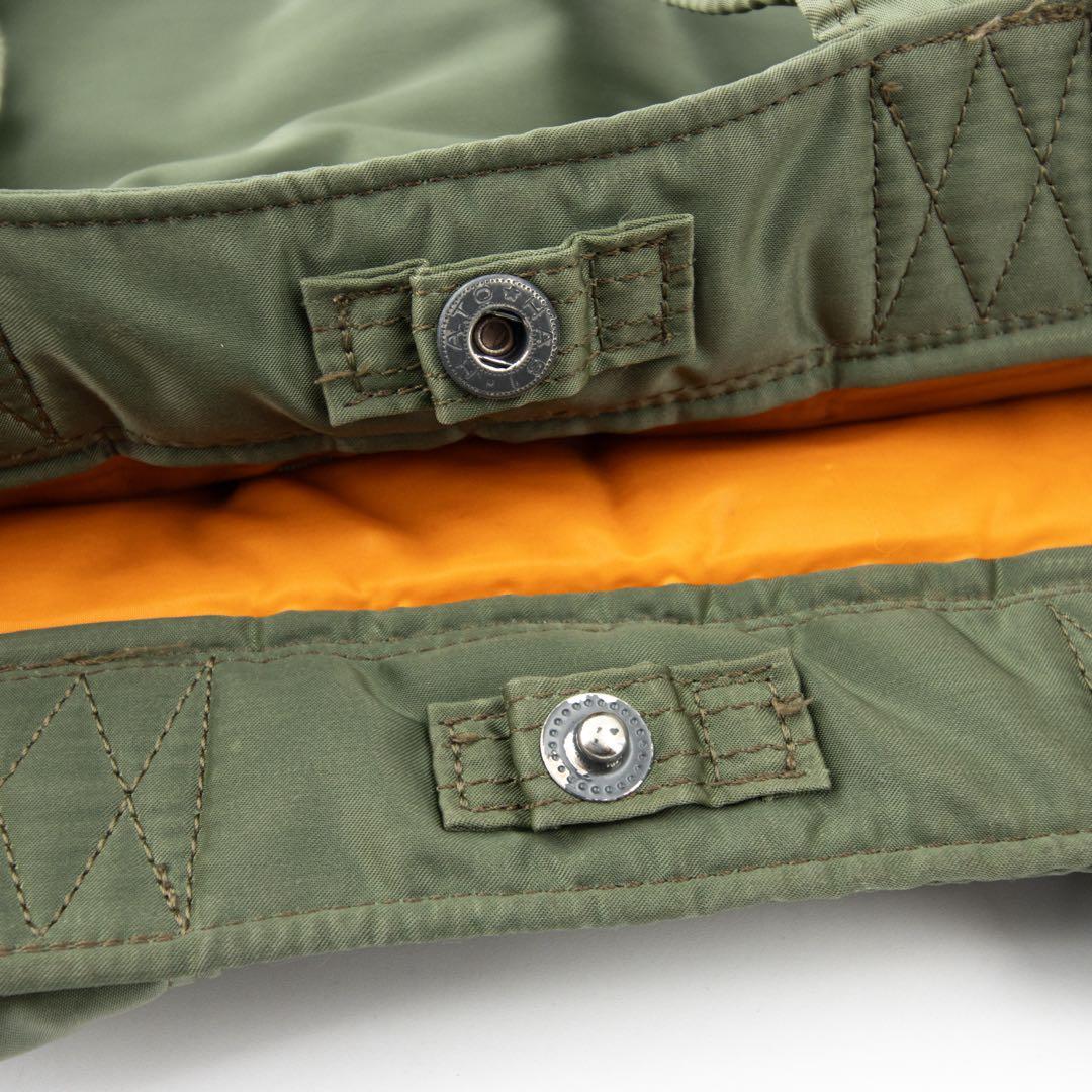 A122【ポーター／タンカー】トートバッグ　ビジネス　エキスパンダブル　グリーン