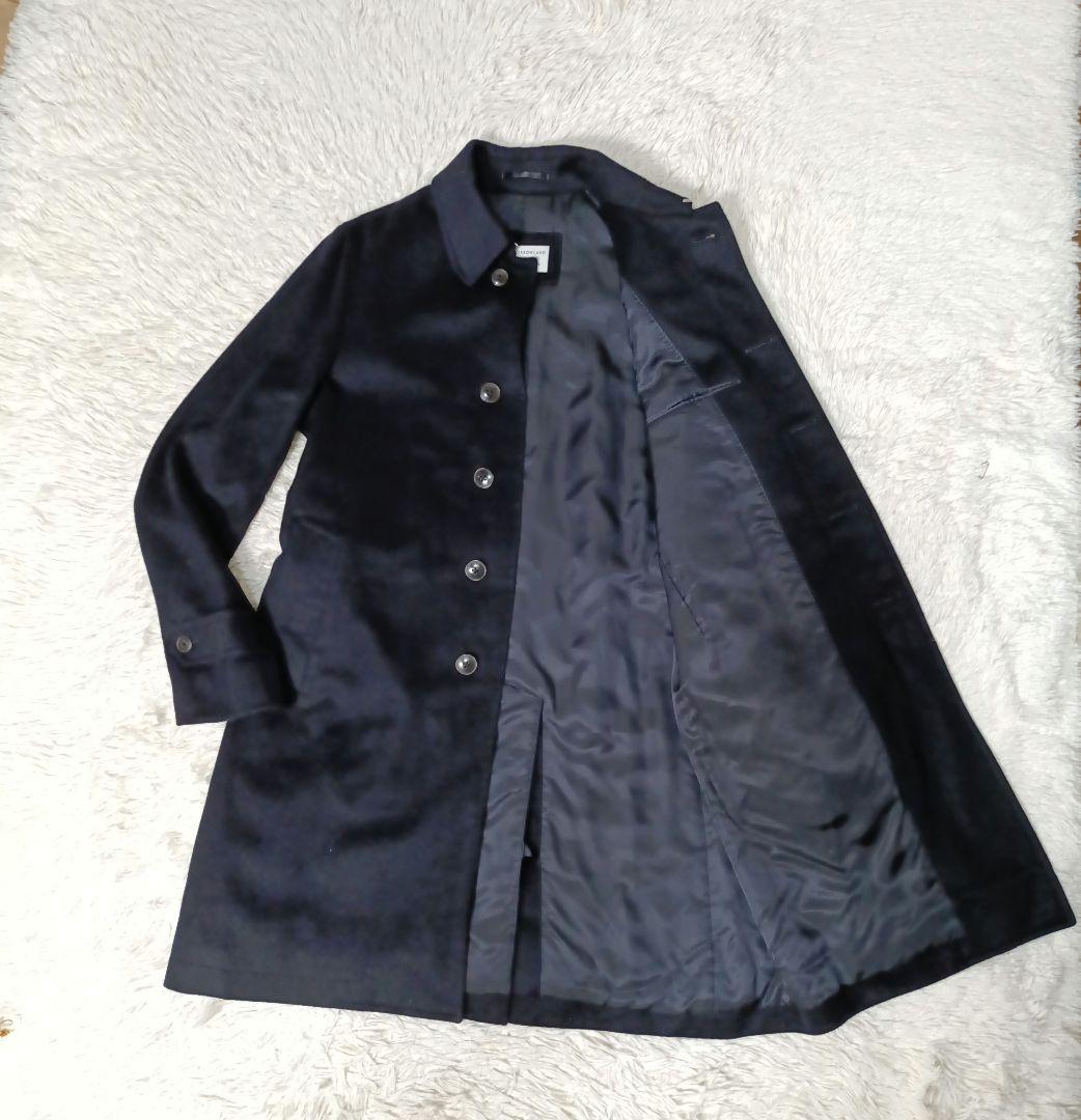 美品■TOMORROWLAND PILGRIM カシミヤ混 ステンカラーコート