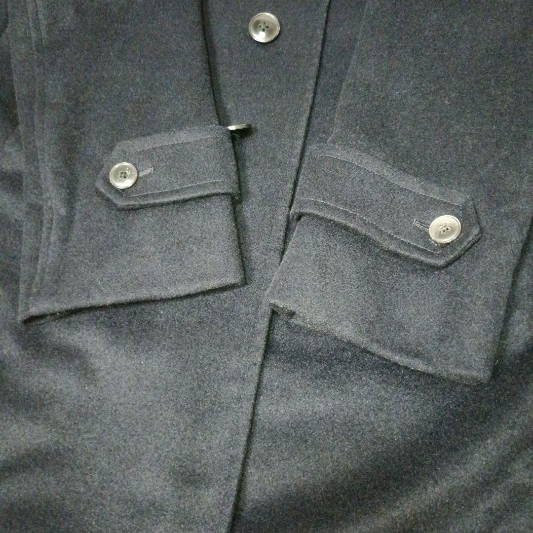 美品■TOMORROWLAND PILGRIM カシミヤ混 ステンカラーコート