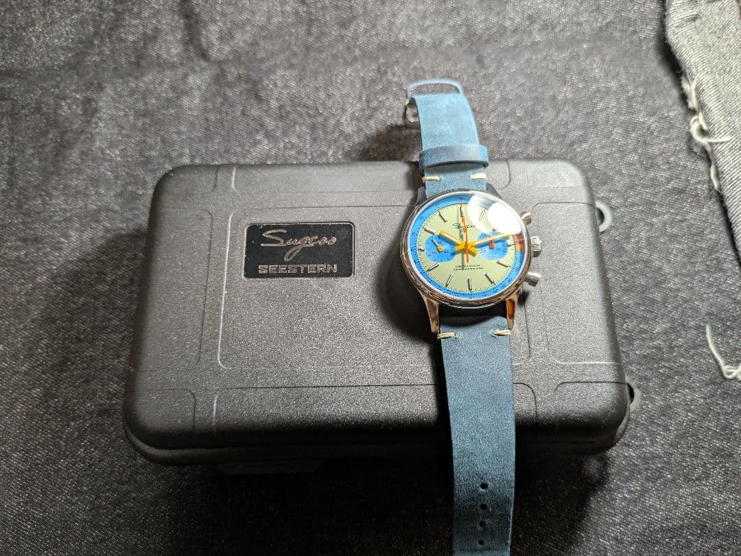 Sugess メカニカル クロノグラフ 腕時計