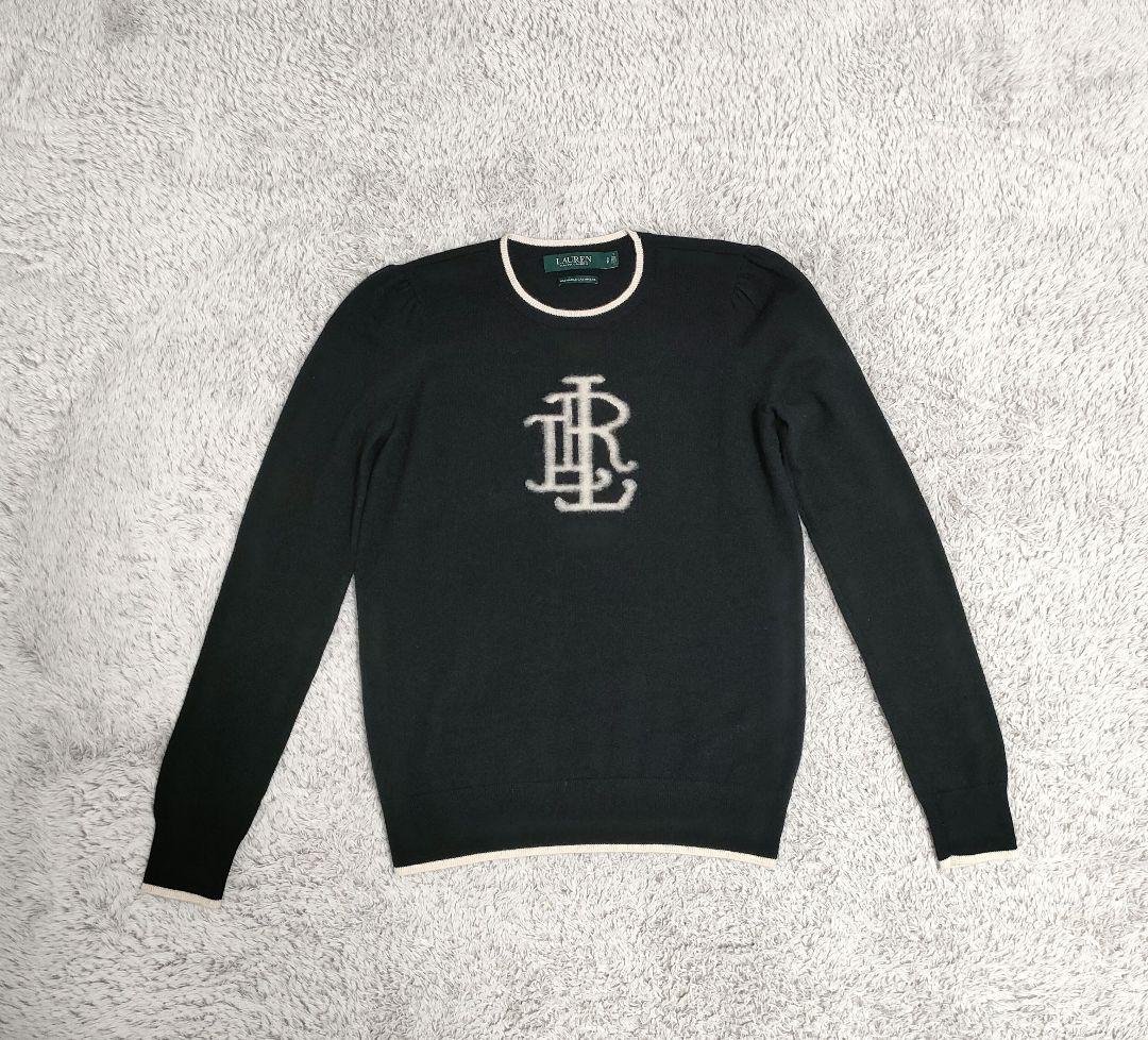Ralph Lauren ラルフローレン ロゴパフスリーブセーター カシミヤ