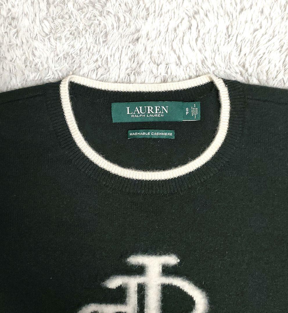 Ralph Lauren ラルフローレン ロゴパフスリーブセーター カシミヤ