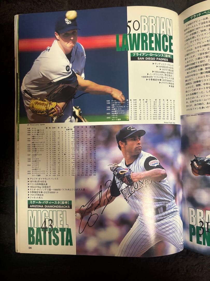 MLB メジャーリーグ 日米野球 サイン