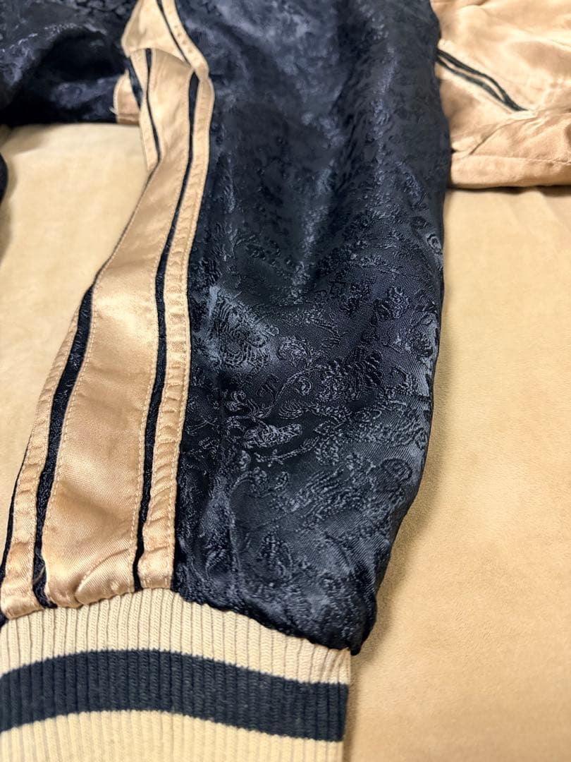 ２面用 Japanese Script 鳥 日本限定スカジャン vintage