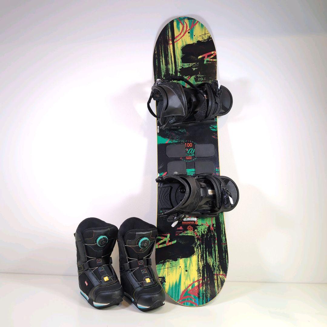 キッズ用 スノーボード3点セット 100cm ブーツ19.5cm