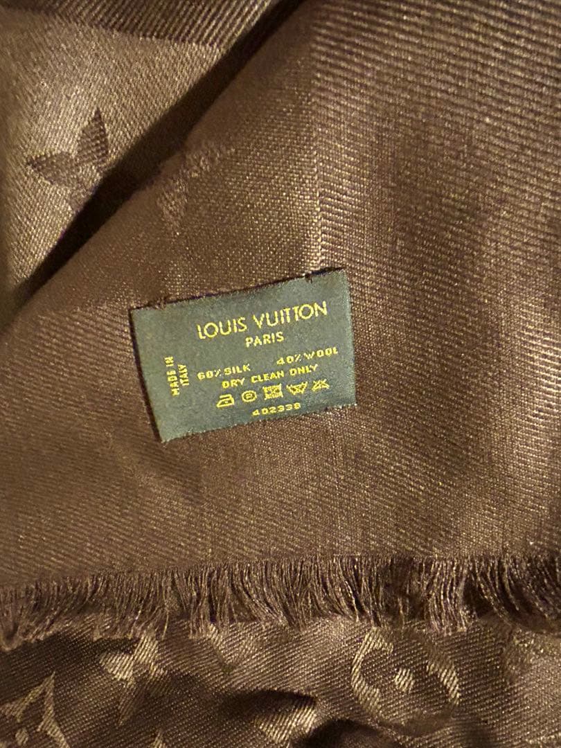 ルイヴィトン　大判ショール　ストール　モノグラム　新品未使用