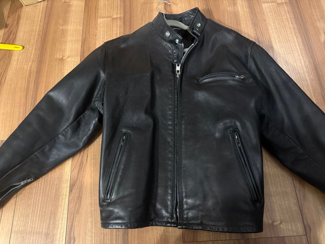 美品‼️schott141 42インチ　シングルライダース　インナーボア付