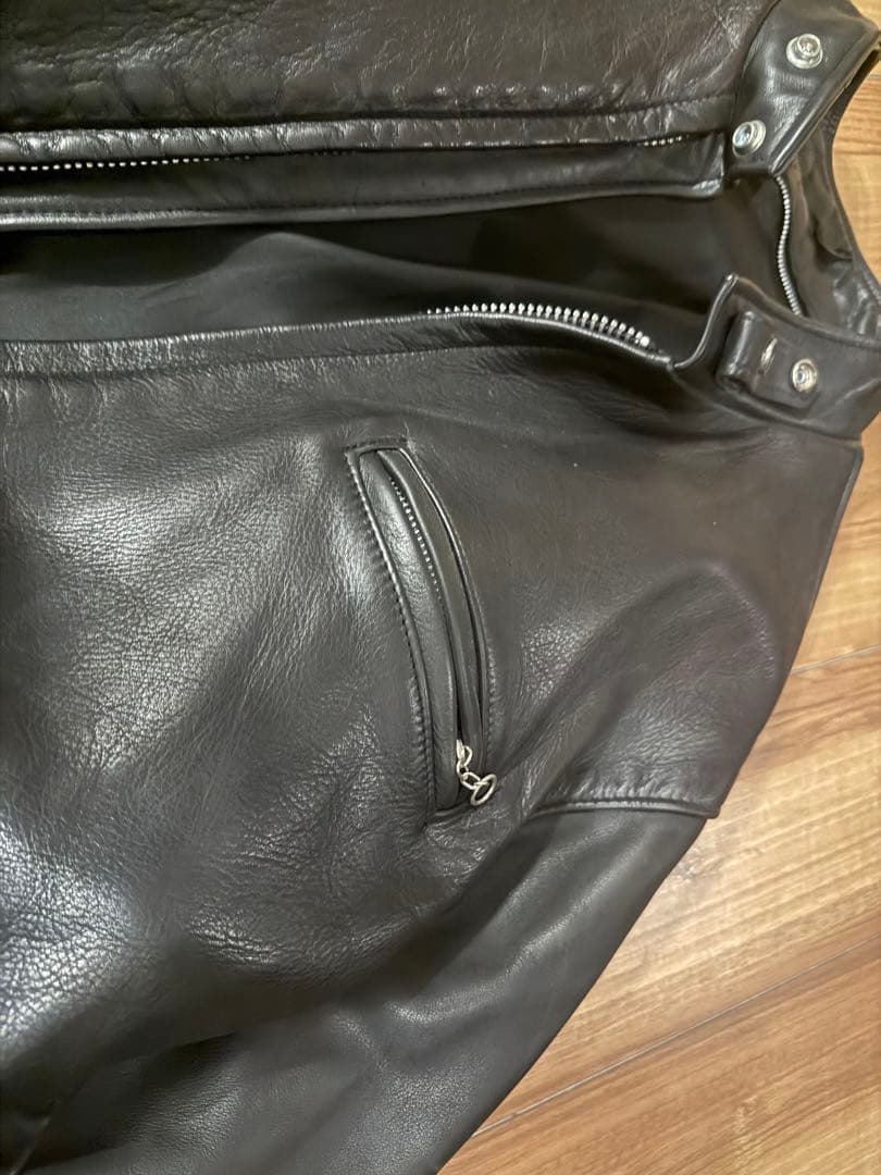 美品‼️schott141 42インチ　シングルライダース　インナーボア付