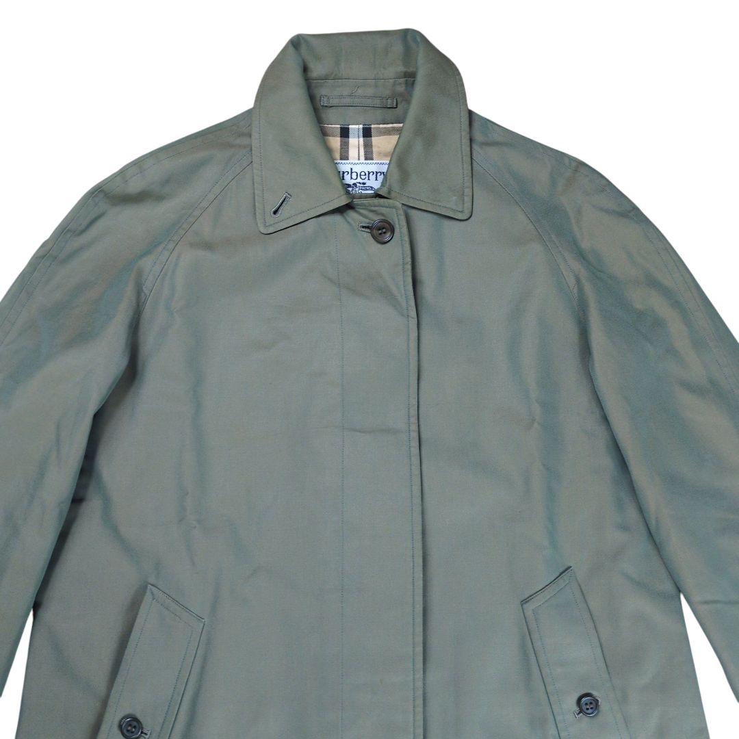 【美品】バーバリーズ ノバチェック 玉虫 ステンカラーコート