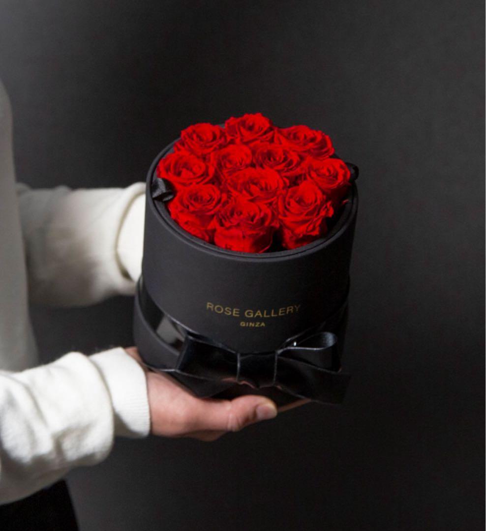 ローズギャラリー　バラ　プリザーブドフラワー　カムアップローゼス　ブライトレッド