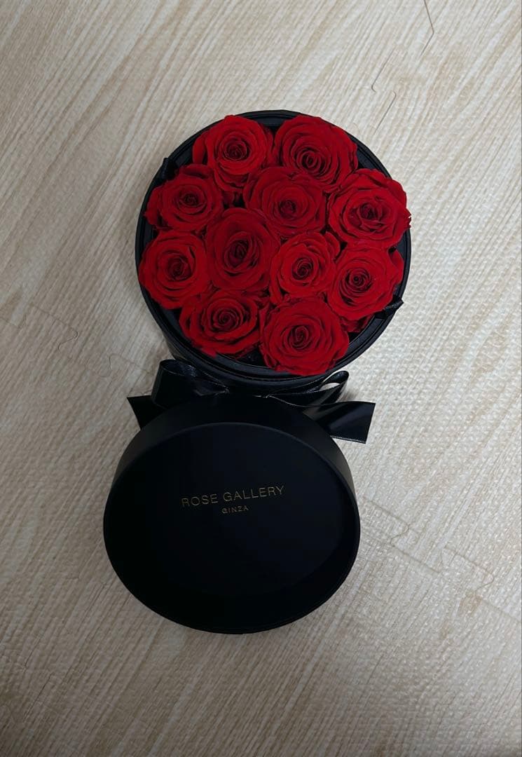 ローズギャラリー　バラ　プリザーブドフラワー　カムアップローゼス　ブライトレッド