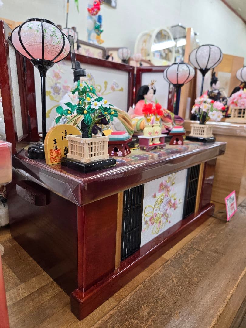 【展示品限り】雛人形　収納飾り　※閉店セール　8