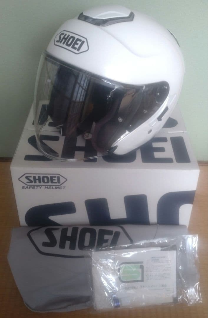 SHOEI J-Cruise ジェットヘルメット ルミナスホワイト Ｍ 57cm