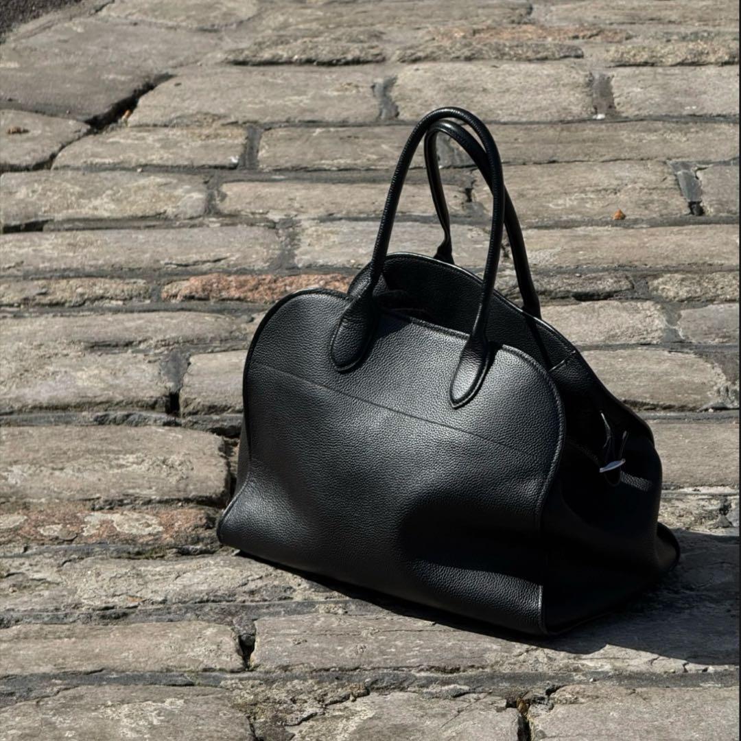 JISTORY ブラック サイドベルトボストンバッグ