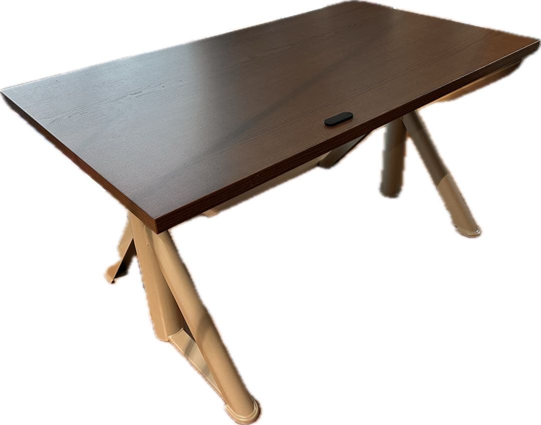 IKEA IDÅSEN（イドーセン）昇降式 ブラウン/ベージュ120×70cm