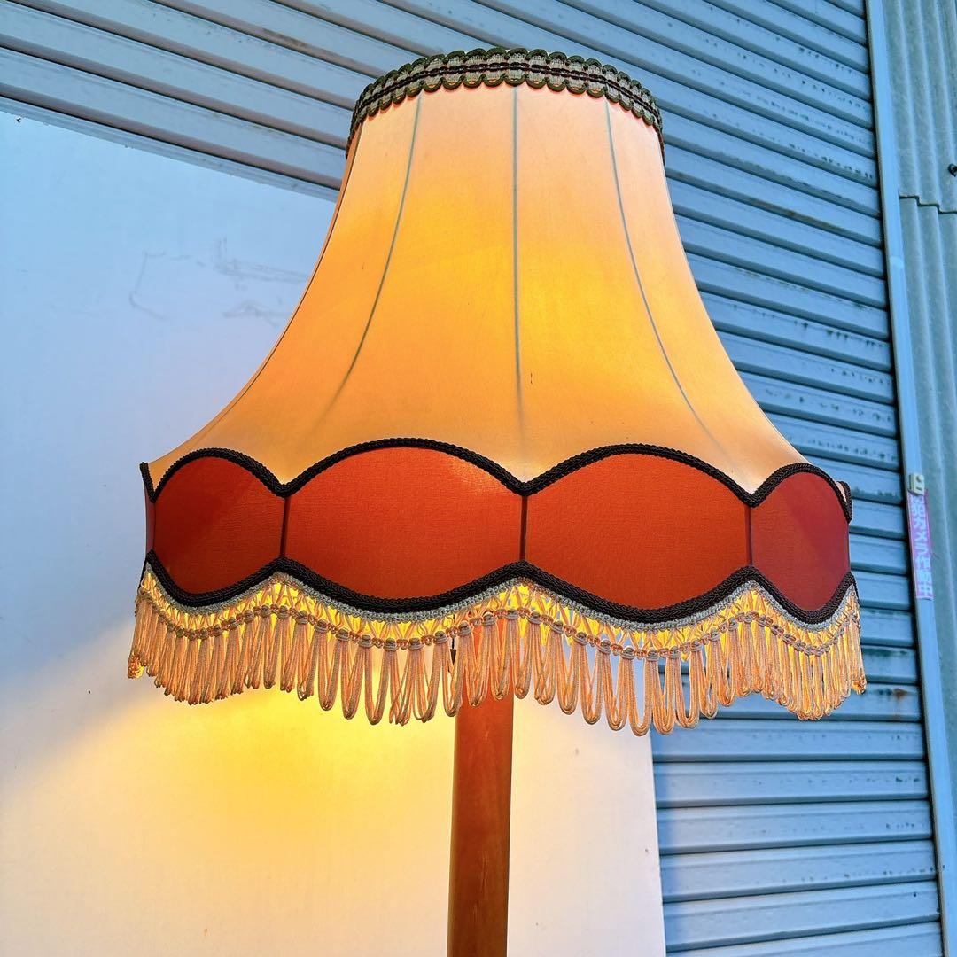 フロアスタンド スタンドライト フロアライト 照明 昭和レトロ 現状品