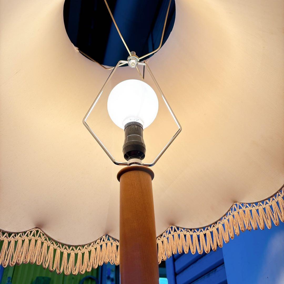 フロアスタンド スタンドライト フロアライト 照明 昭和レトロ 現状品