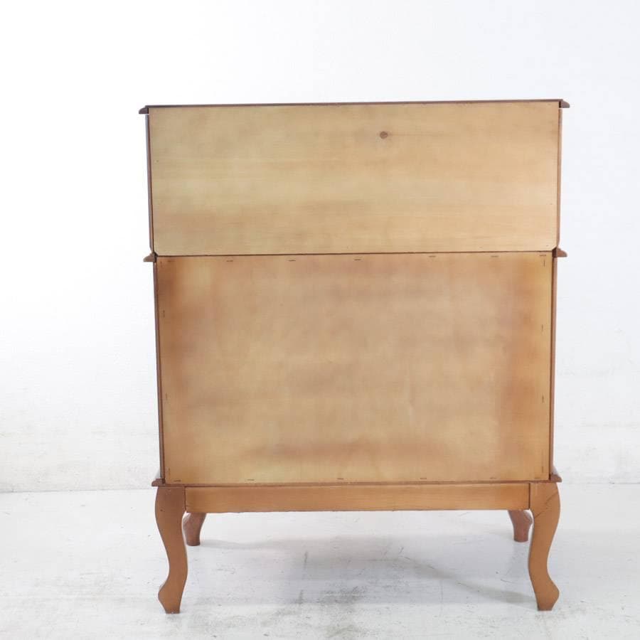 イタリア製 高級輸入家具 ライティングビューロー 鍵付き デスク 書斎