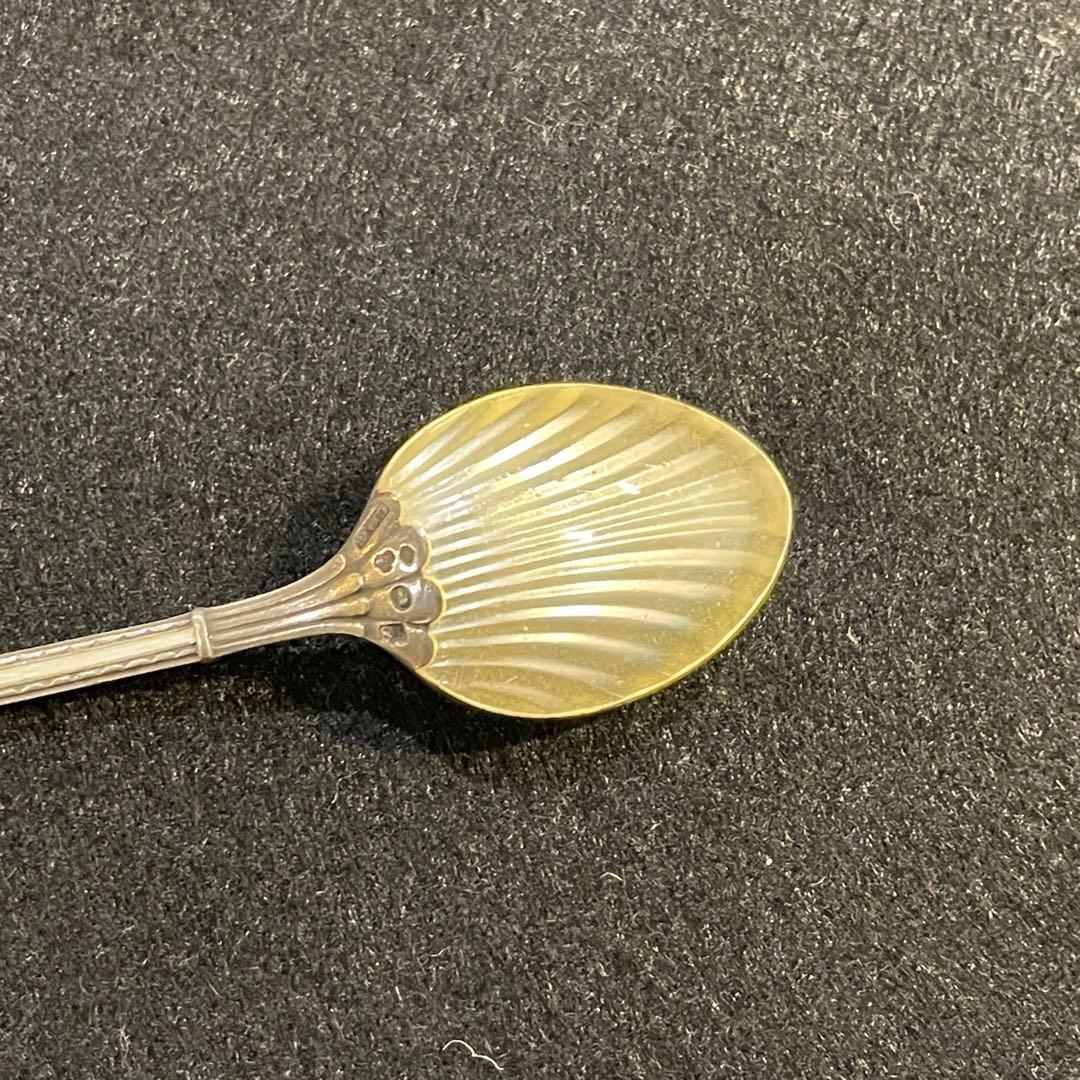 デヴィット アンデルセン カトラリー スプーン シルバー 純銀 ホワイト 七宝焼