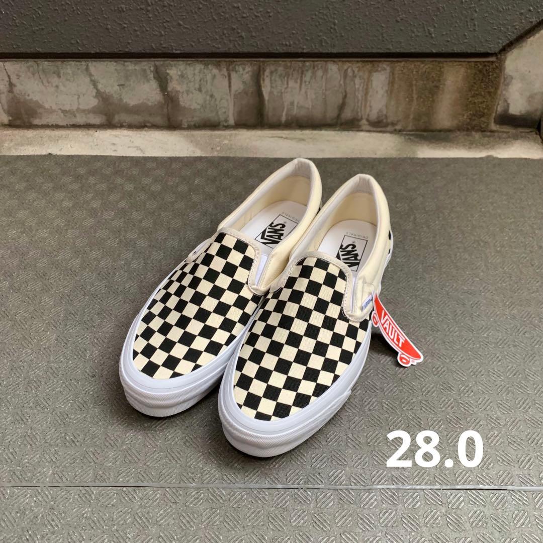 【新品未使用】vans VAULT Slip-on OG LX チェッカー