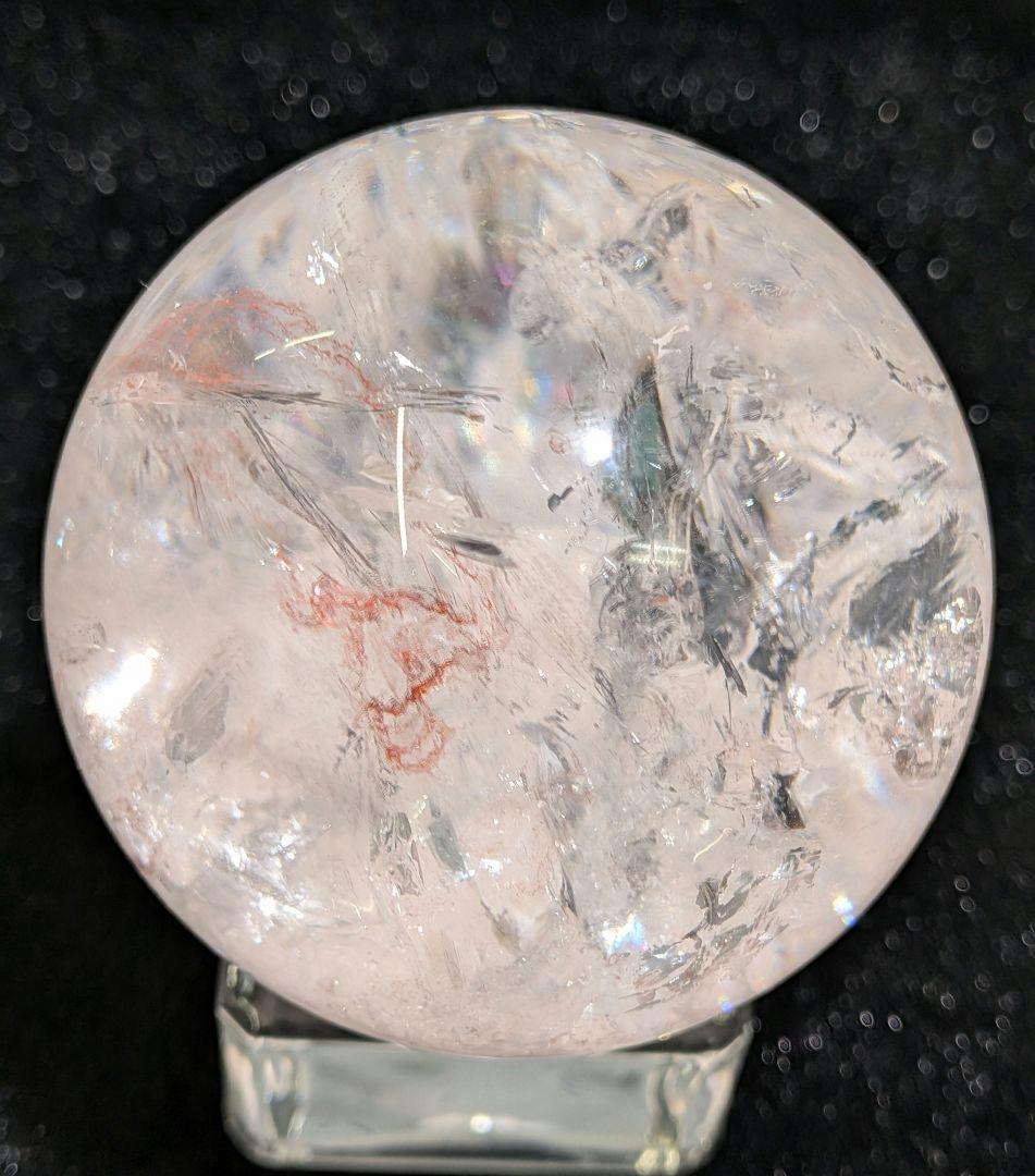 【高品質】ピンクアゼツライト⑥スフィア　大玉5.5cm　丸玉　置物　新入荷❣️