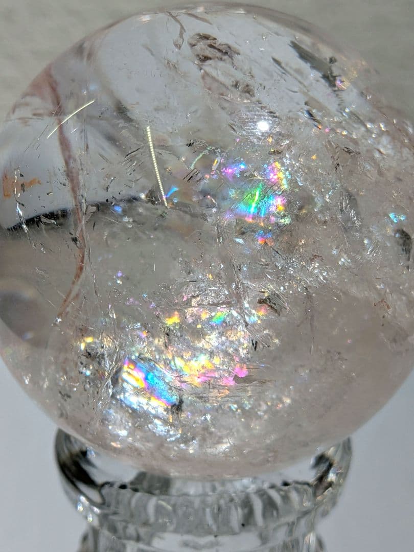 【高品質】ピンクアゼツライト⑥スフィア　大玉5.5cm　丸玉　置物　新入荷❣️