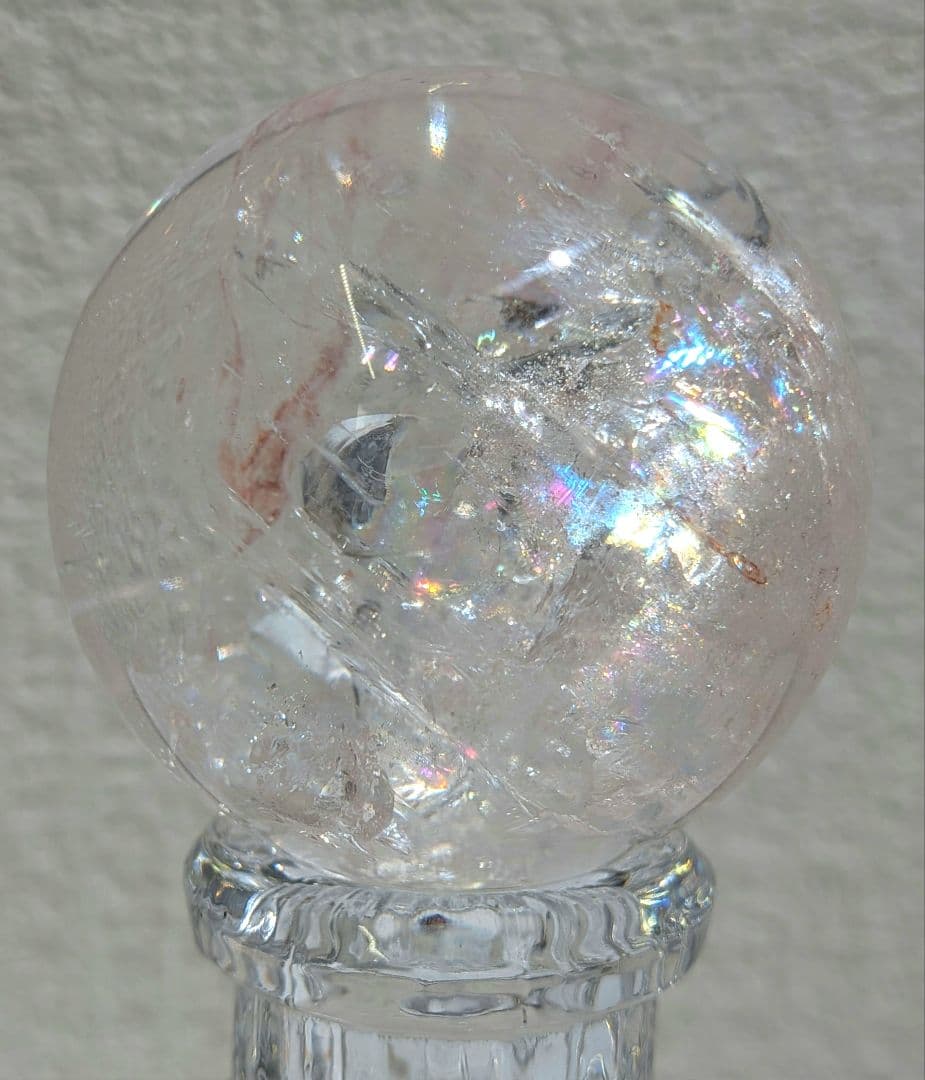 【高品質】ピンクアゼツライト⑥スフィア　大玉5.5cm　丸玉　置物　新入荷❣️