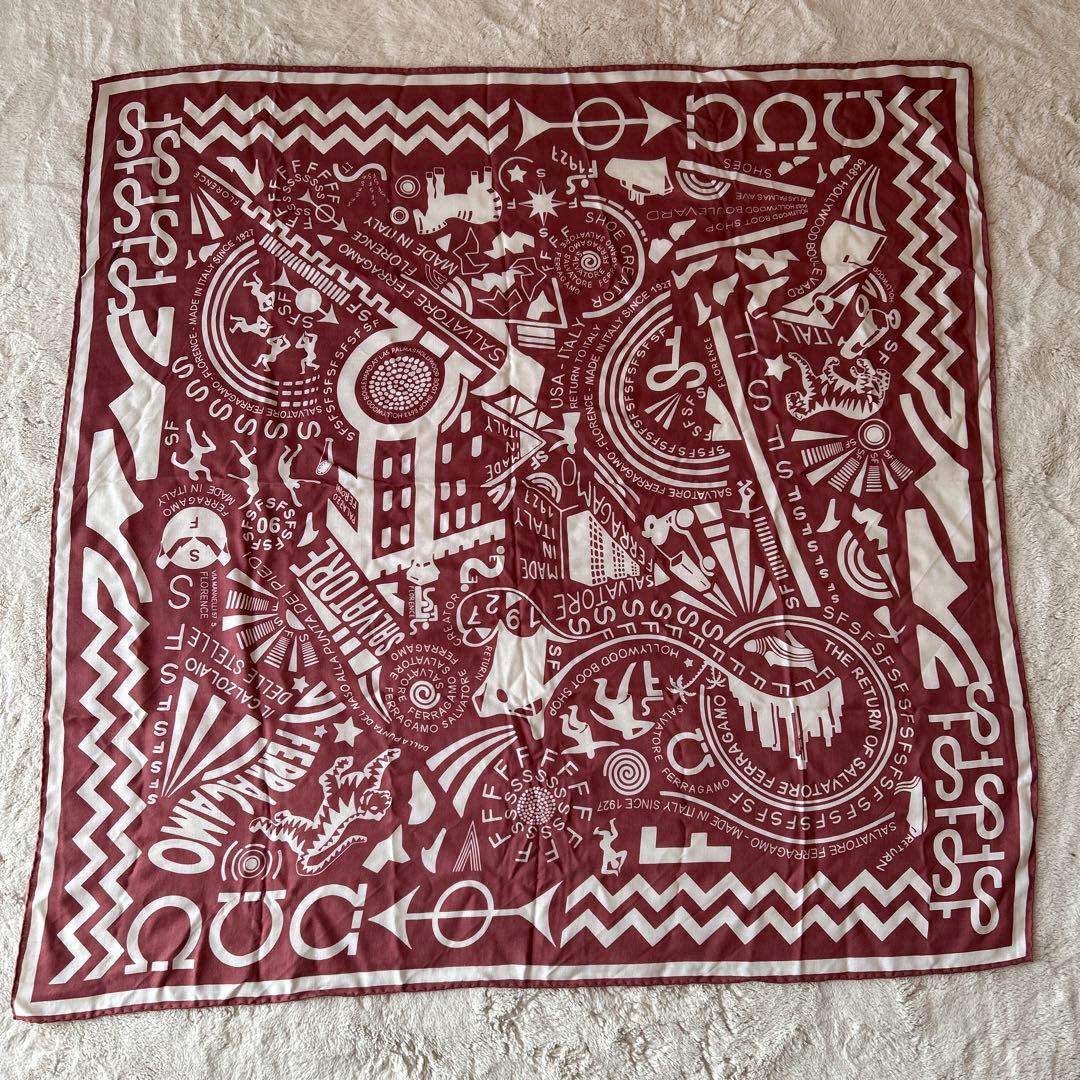 ✨美品✨サルヴァトーレフェラガモ 大判スカーフ