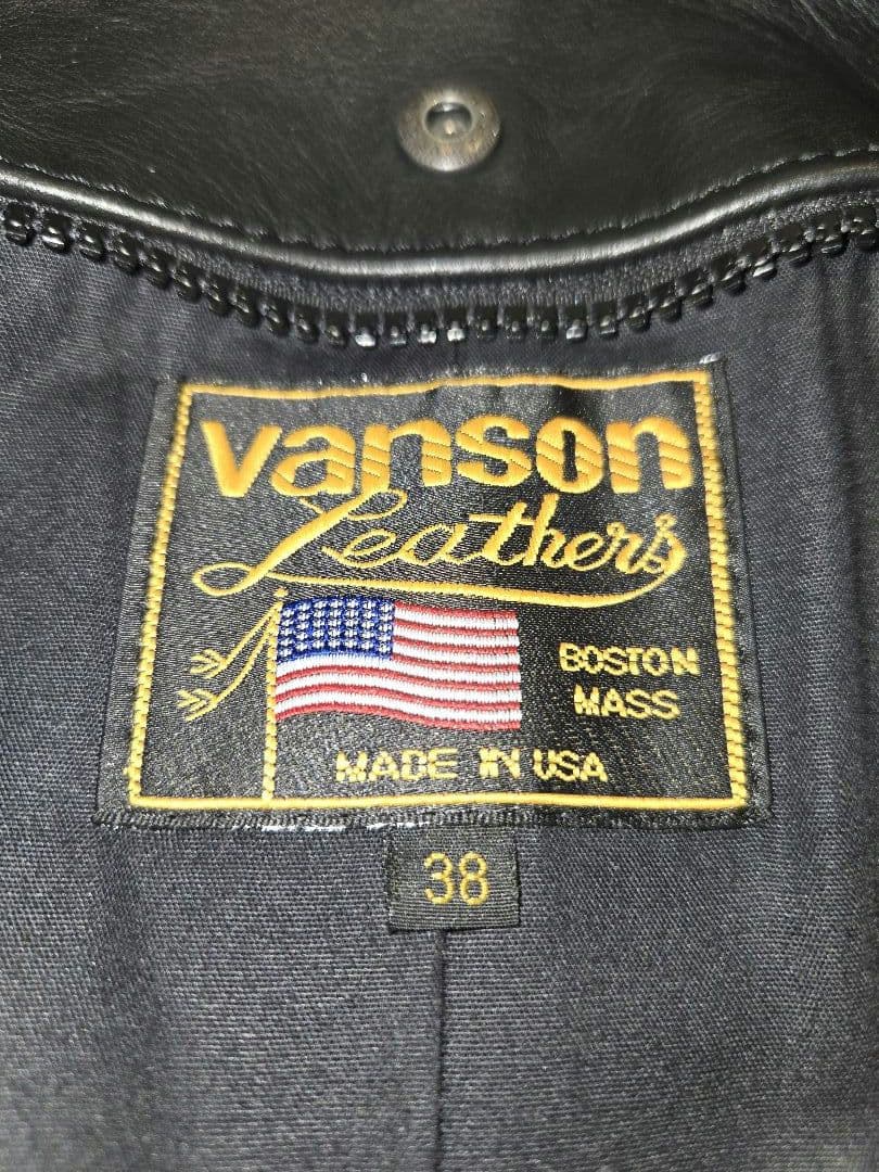 【値下げ可】【美品】Vanson MODEL B サイズ38