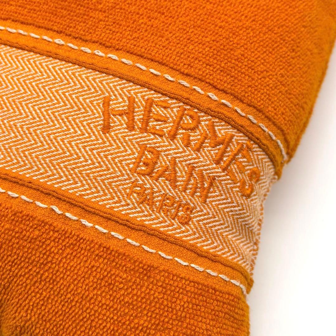 美品✨ エルメス ヨッティング ビーチクッション オレンジ フランス製 2個