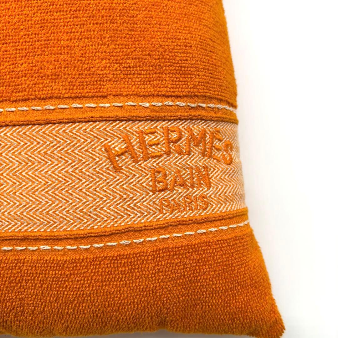 美品✨ エルメス ヨッティング ビーチクッション オレンジ フランス製 2個