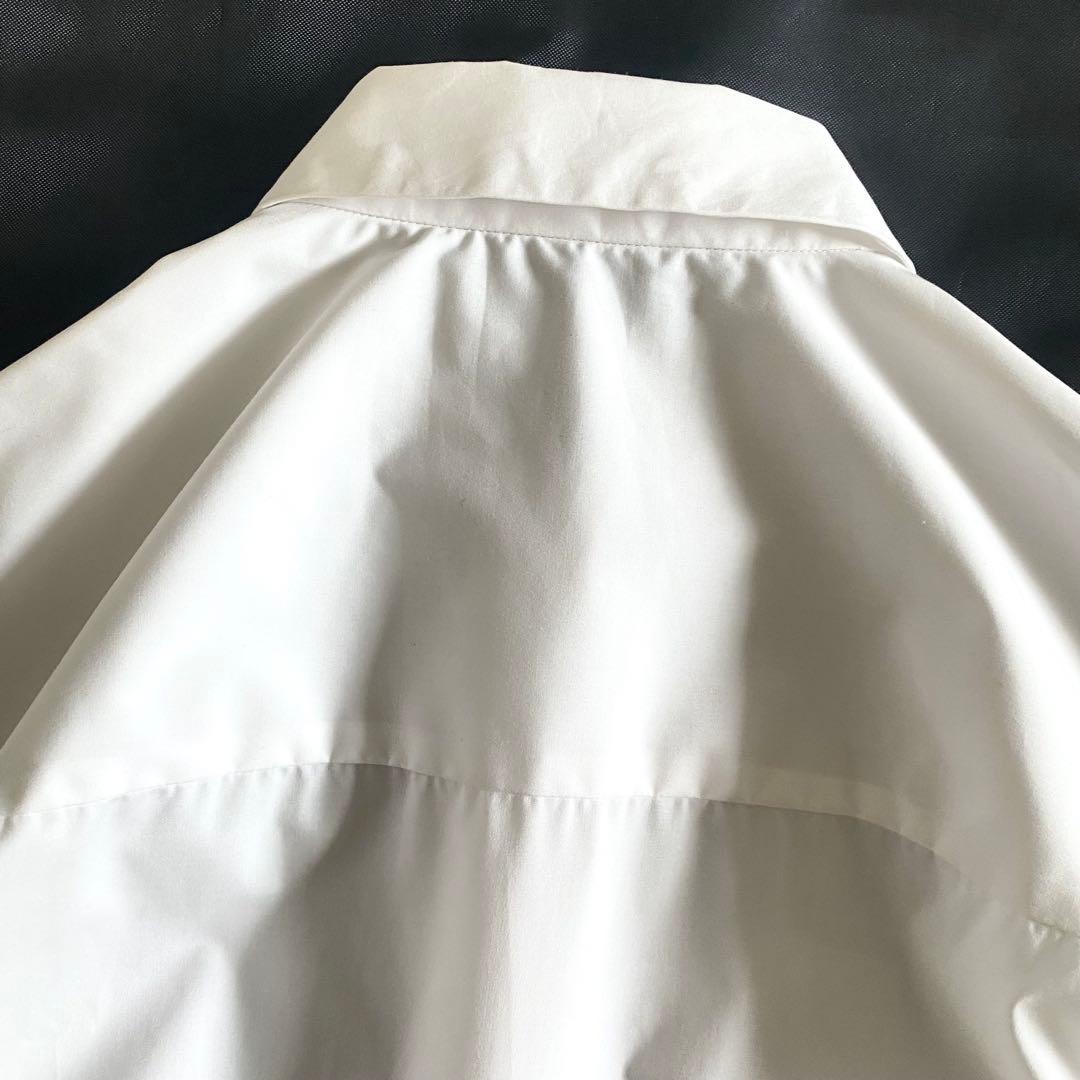 美品 エンフォルド ENFOLD ハーフスリーブシャツ ホワイト 38