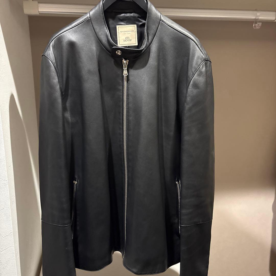 TOMORROWLAND DENIM別注 シングルライダース 50サイズ