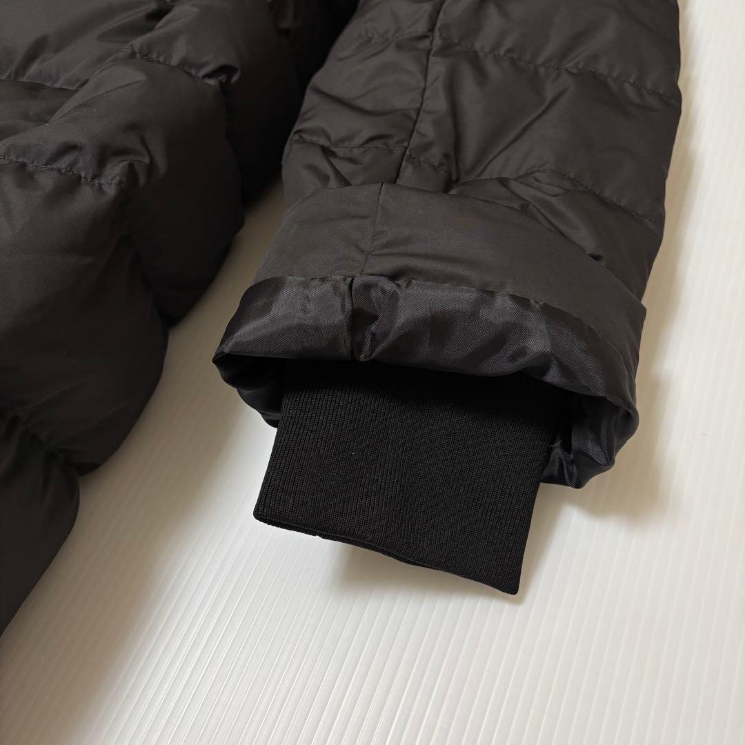 新品【リフレクト】ダウンコート　ショールカラー　フード　黒　大きいサイズ　ロング