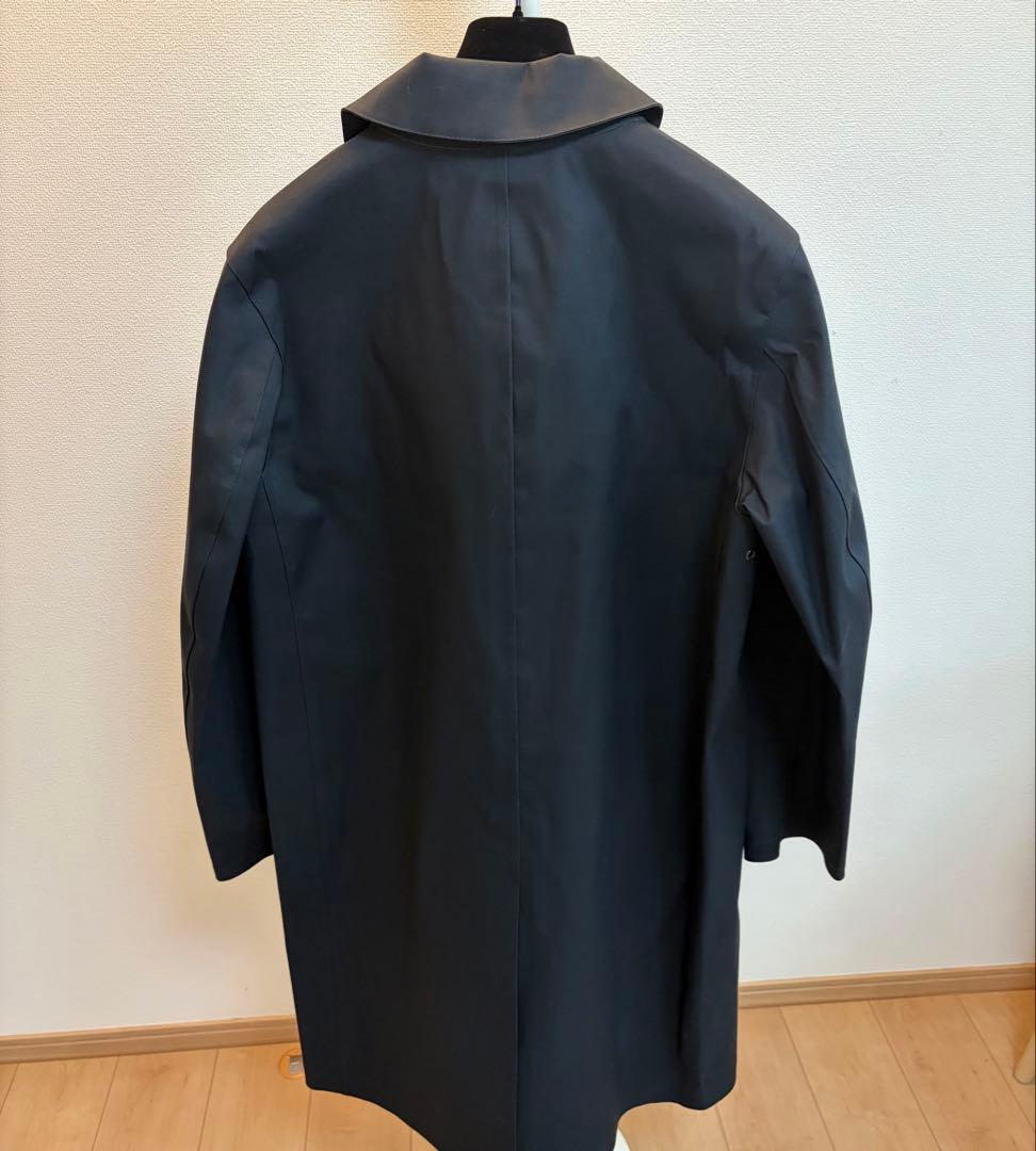 MACKINTOSHステンカラーコート ブラックマッキントッシュオックスフォード