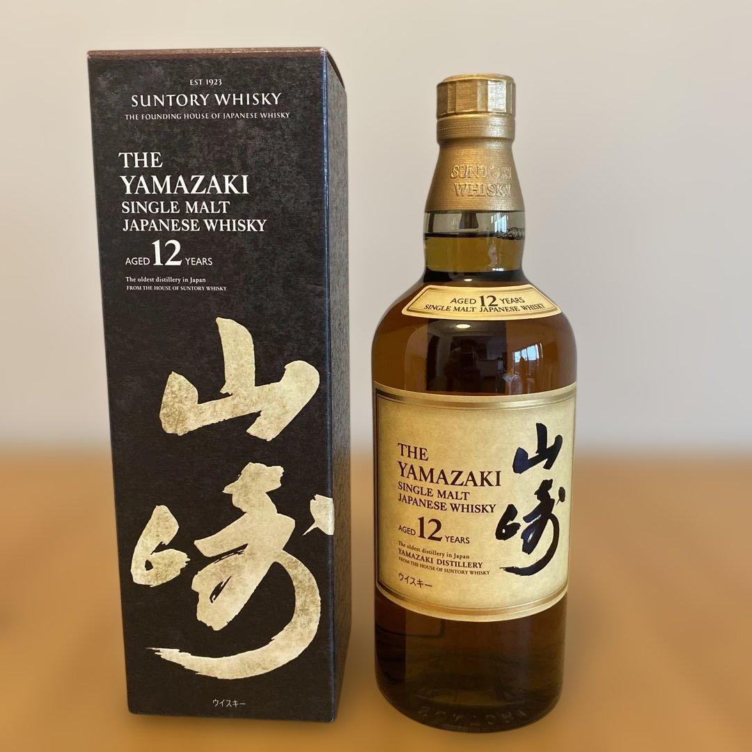 サントリーシングルモルトウィスキー　12年　山崎