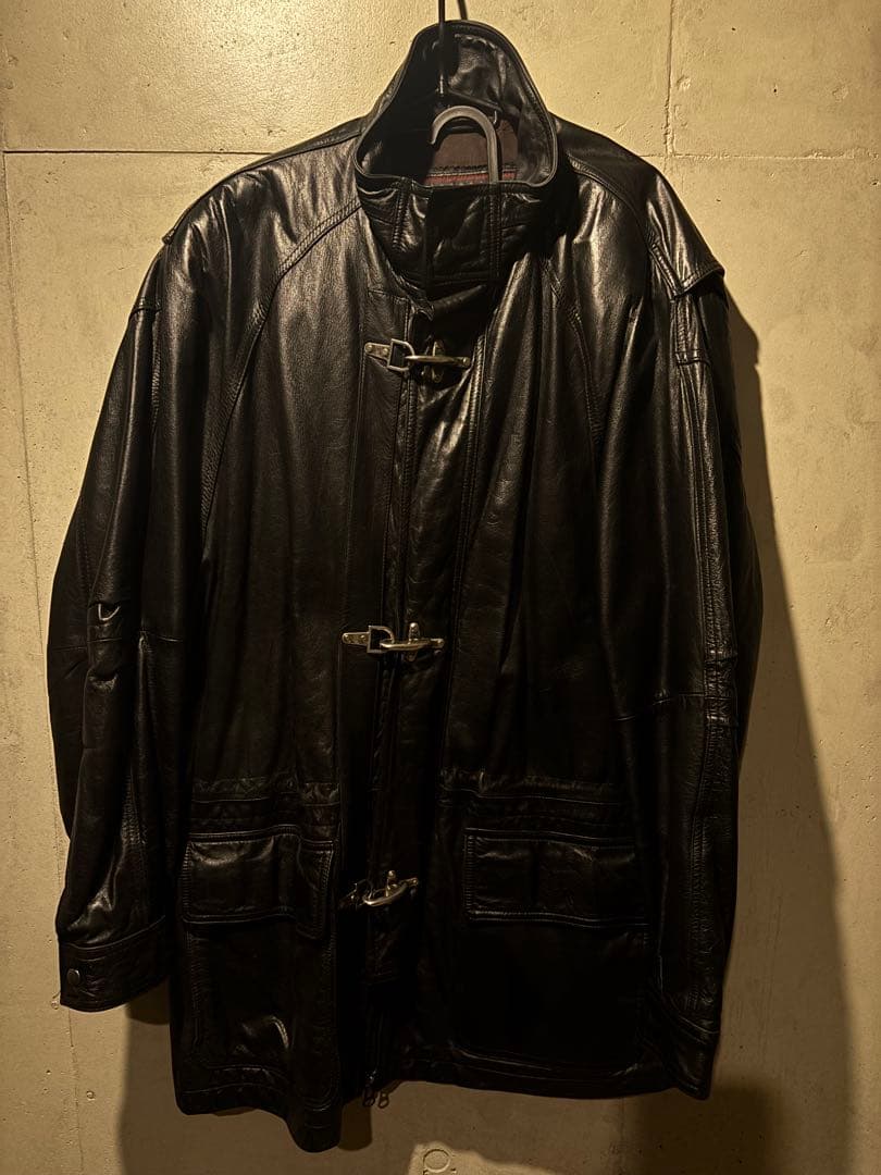 90s レザージャケット ファイヤーマンジャケット