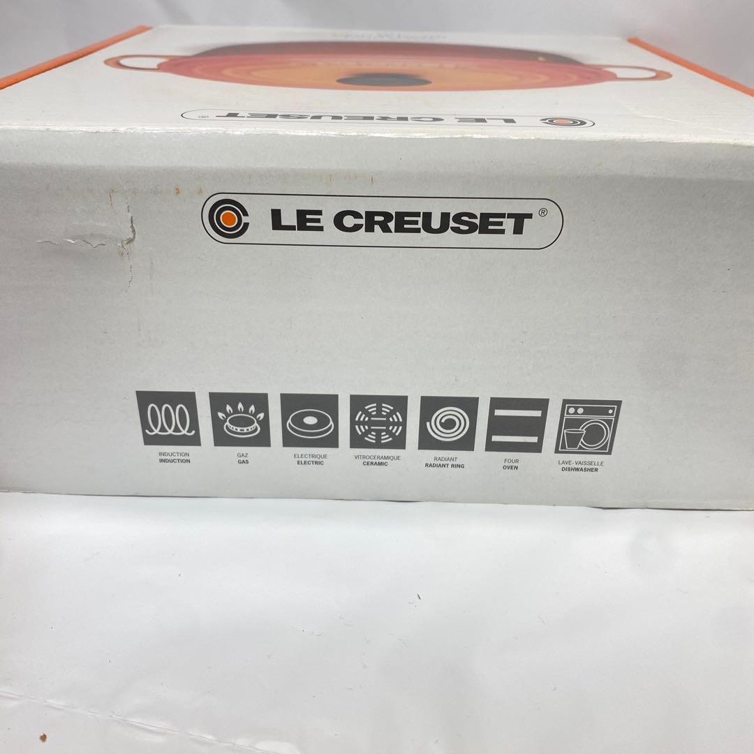 【新品】ル・クルーゼ ココット・オーバル 25cm チェリーレッド