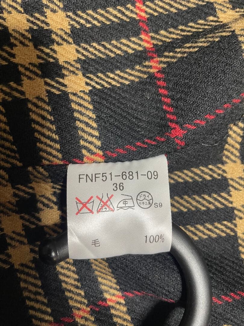 【美品】バーバリーブルーレーベル トレンチコート 36 ライナー付き ブラック