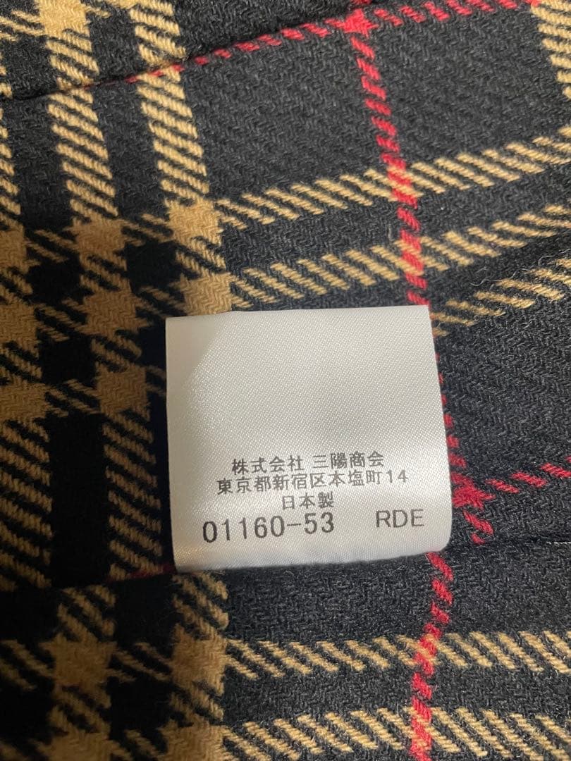 【美品】バーバリーブルーレーベル トレンチコート 36 ライナー付き ブラック