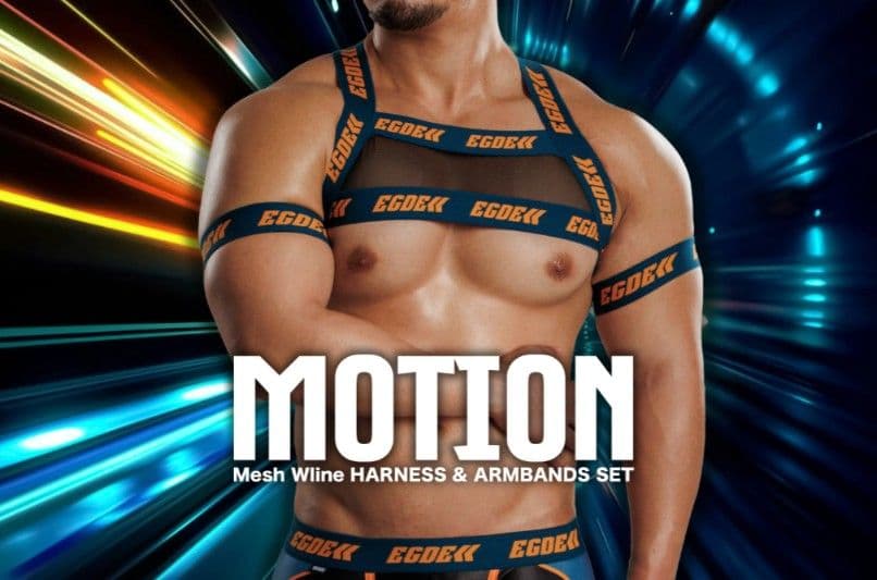 EGDE MOTION ハーネス&ジョック L-XL セット Orange