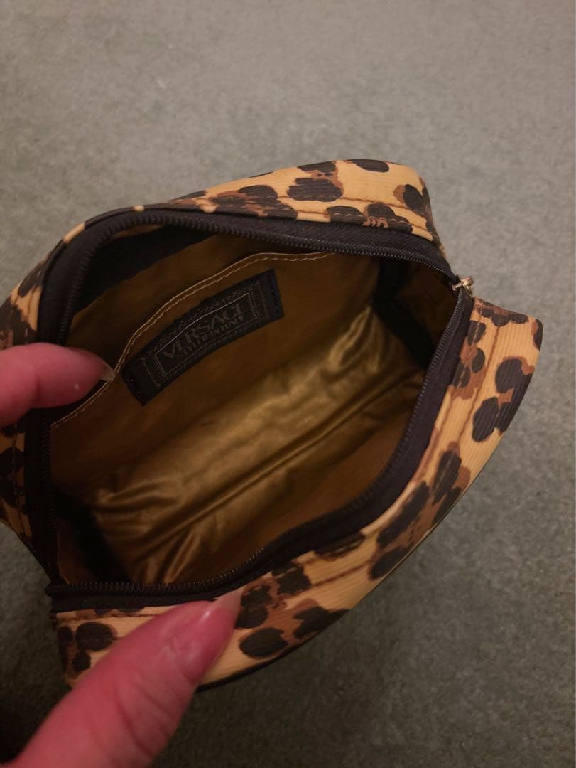 美品♡VERSACE♡ヴェルサーチバニティバッグ＆ポーチ2点セット