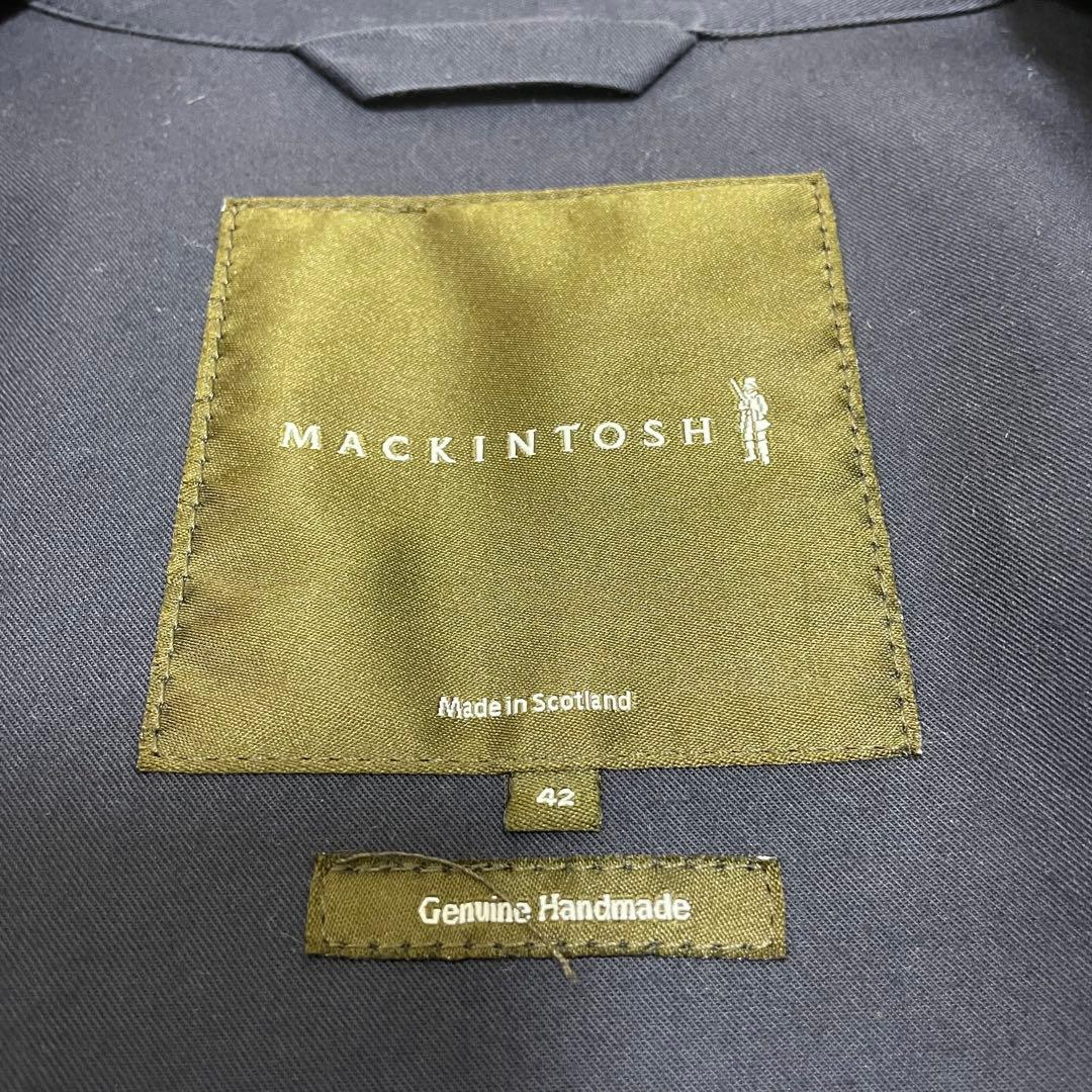 美品✨希少42サイズ マッキントッシュ ダンケルド ゴム引き ステンカラーコート