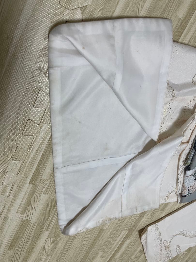 utatane ひよこ商店 ミント七宝×クリーム金彩 ・3歳七五三フルセット