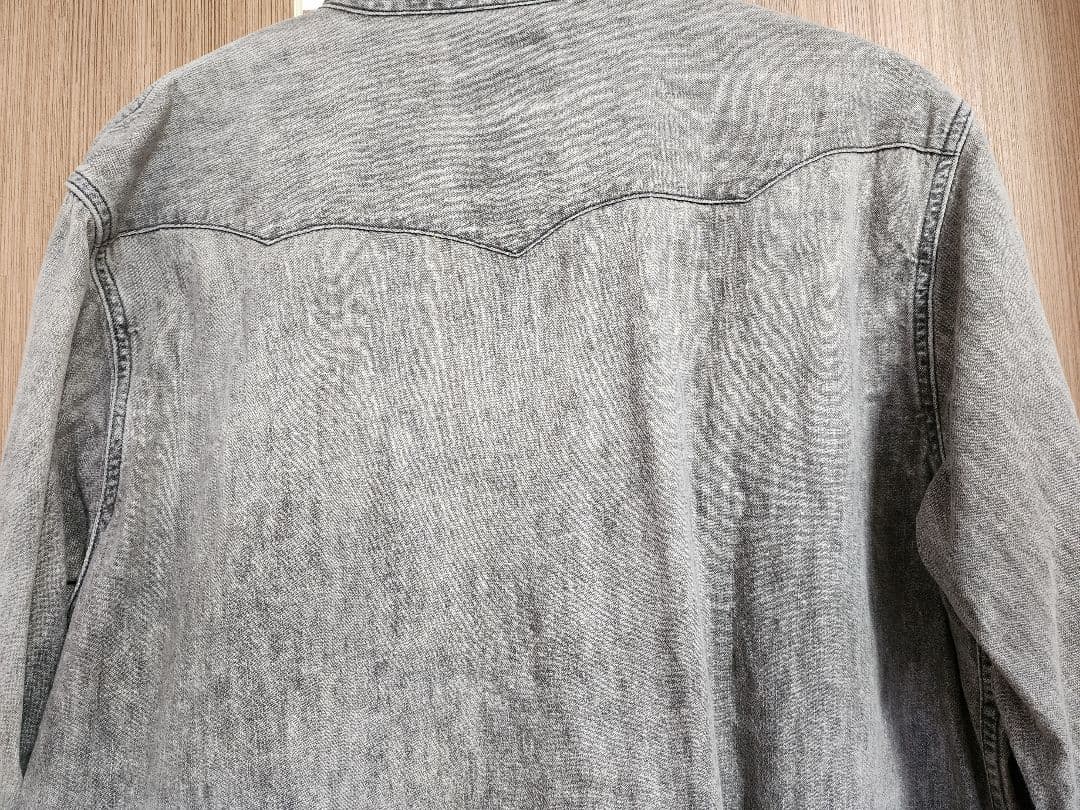 Polo Ralph Lauren デニムシャツ 長袖　US L サイズ　グレー
