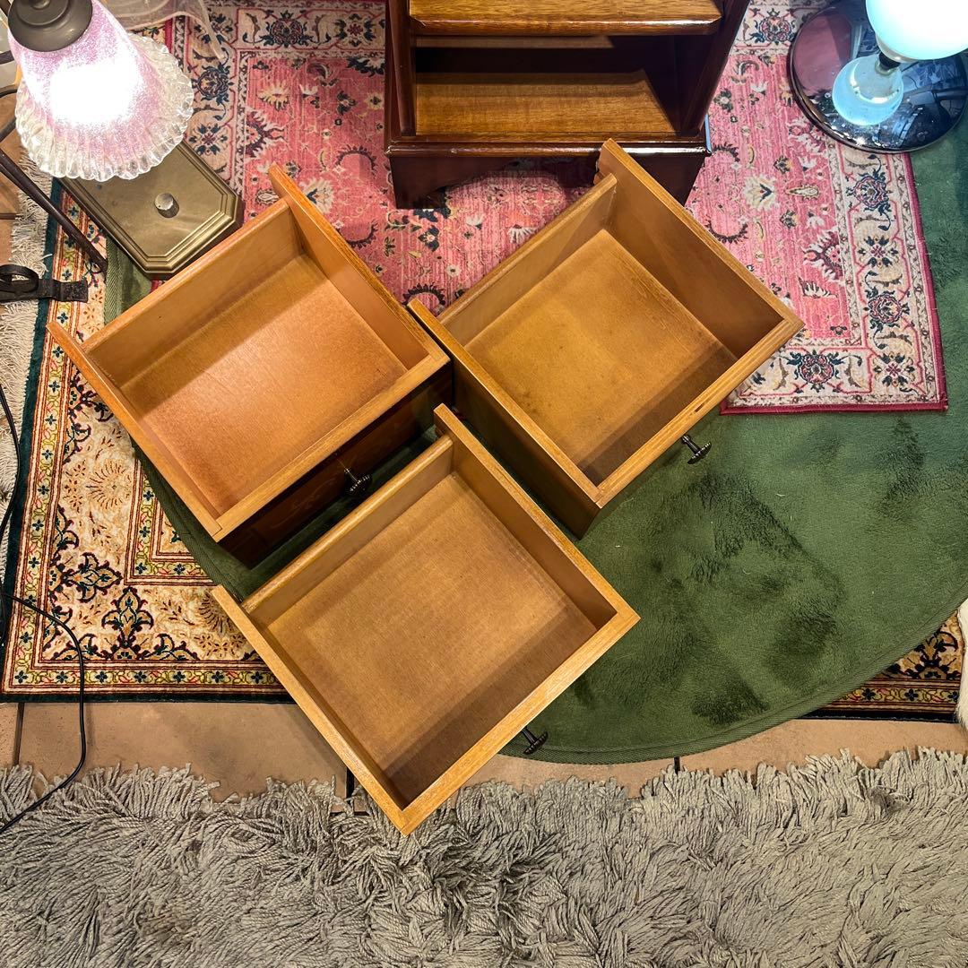 Sale イタリアン アンティークPT 象嵌　３DRコンパクト　キャビネット